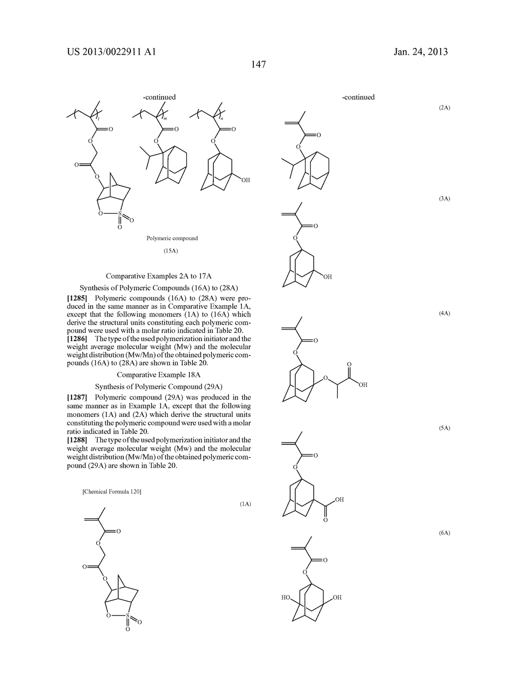 POLYMER, RESIST COMPOSITION AND METHOD OF FORMING RESIST PATTERN - diagram, schematic, and image 148