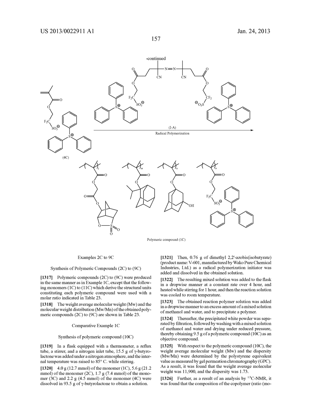 POLYMER, RESIST COMPOSITION AND METHOD OF FORMING RESIST PATTERN - diagram, schematic, and image 158