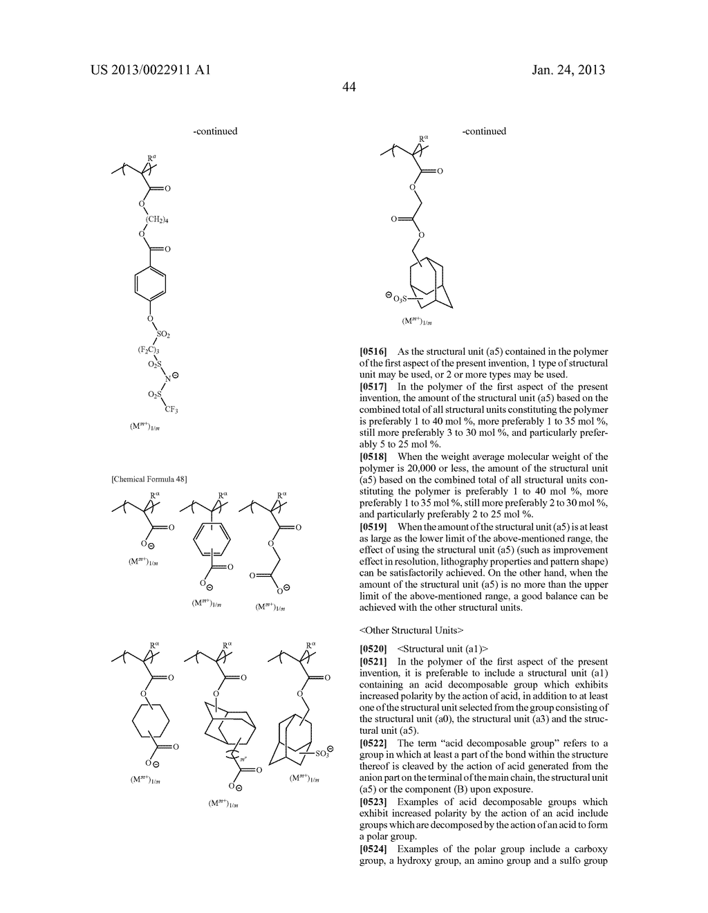 POLYMER, RESIST COMPOSITION AND METHOD OF FORMING RESIST PATTERN - diagram, schematic, and image 45