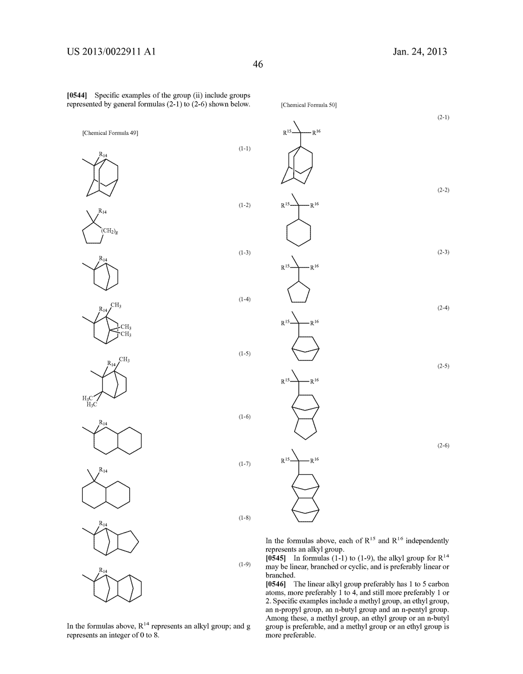 POLYMER, RESIST COMPOSITION AND METHOD OF FORMING RESIST PATTERN - diagram, schematic, and image 47