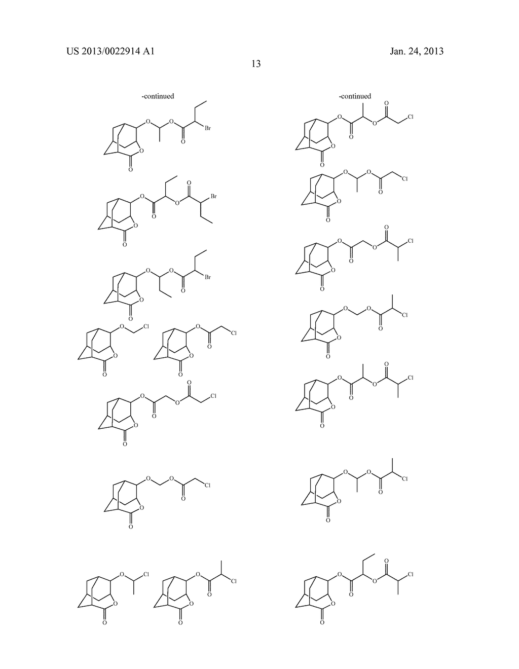 HOMOADAMANTANE DERIVATIVE, METHOD FOR PRODUCING THE SAME AND     PHOTOSENSITIVE MATERIALS FOR PHOTORESIST - diagram, schematic, and image 15