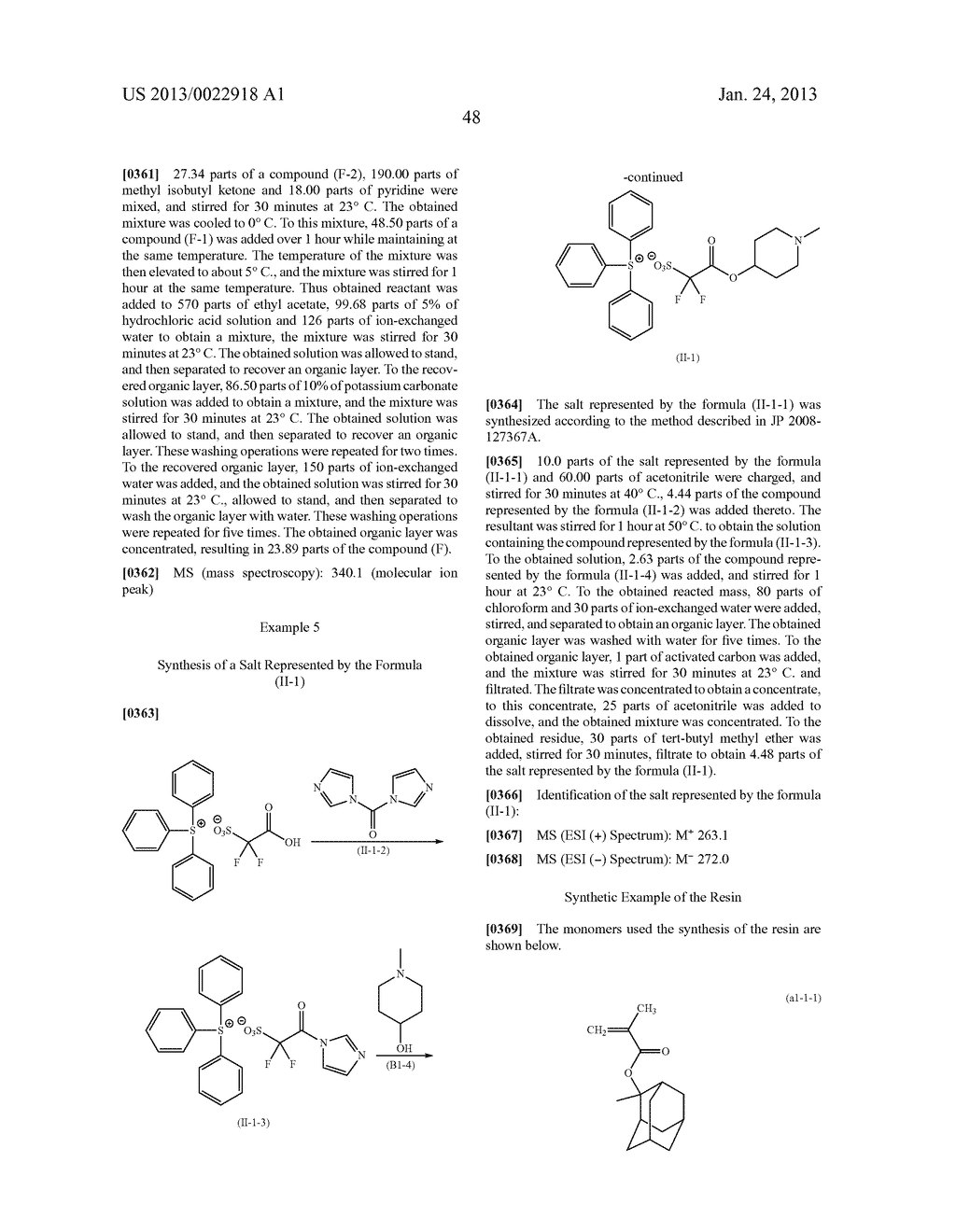 RESIST COMPOSITION AND METHOD FOR PRODUCING RESIST PATTERN - diagram, schematic, and image 49