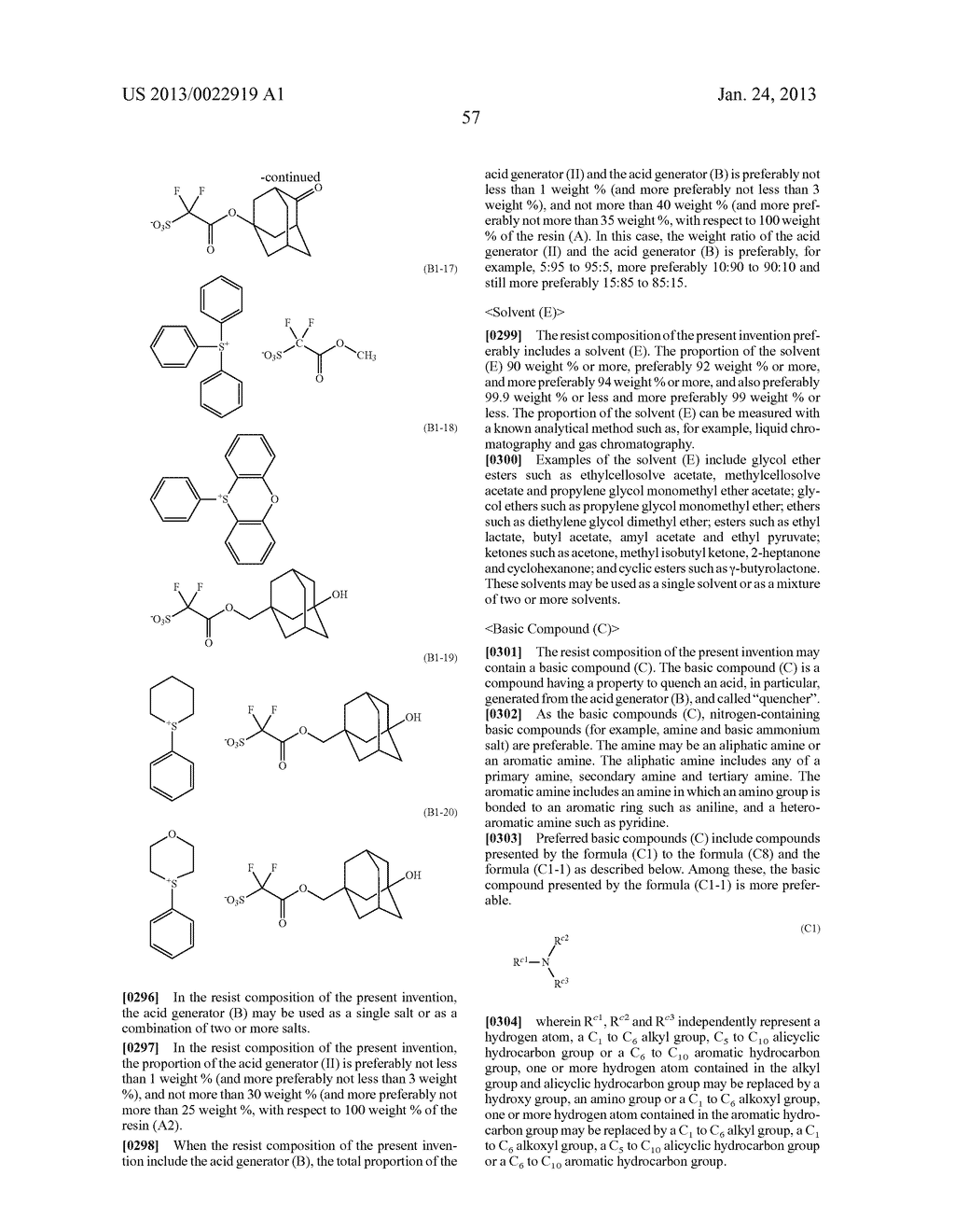 RESIST COMPOSITION AND METHOD FOR PRODUCING RESIST PATTERN - diagram, schematic, and image 58