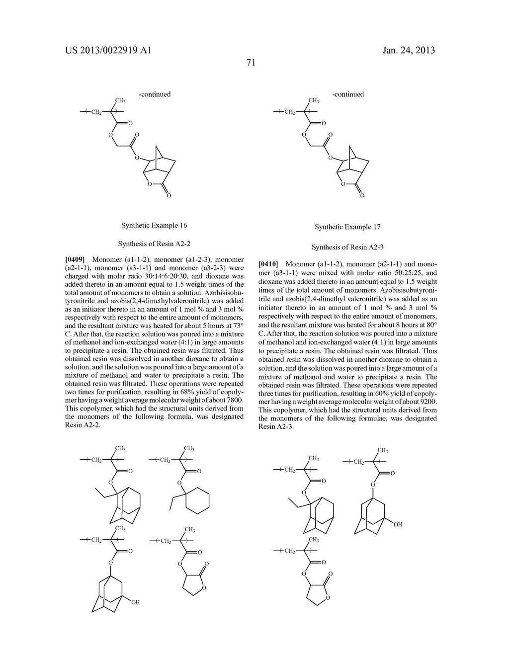 RESIST COMPOSITION AND METHOD FOR PRODUCING RESIST PATTERN - diagram, schematic, and image 72