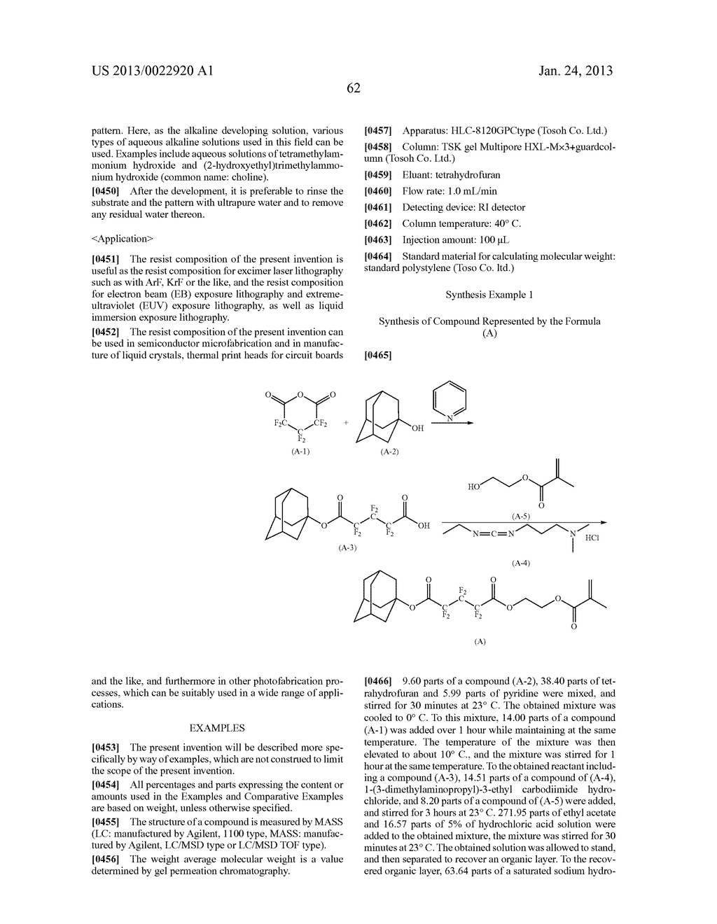 RESIST COMPOSITION AND METHOD FOR PRODUCING RESIST PATTERN - diagram, schematic, and image 63