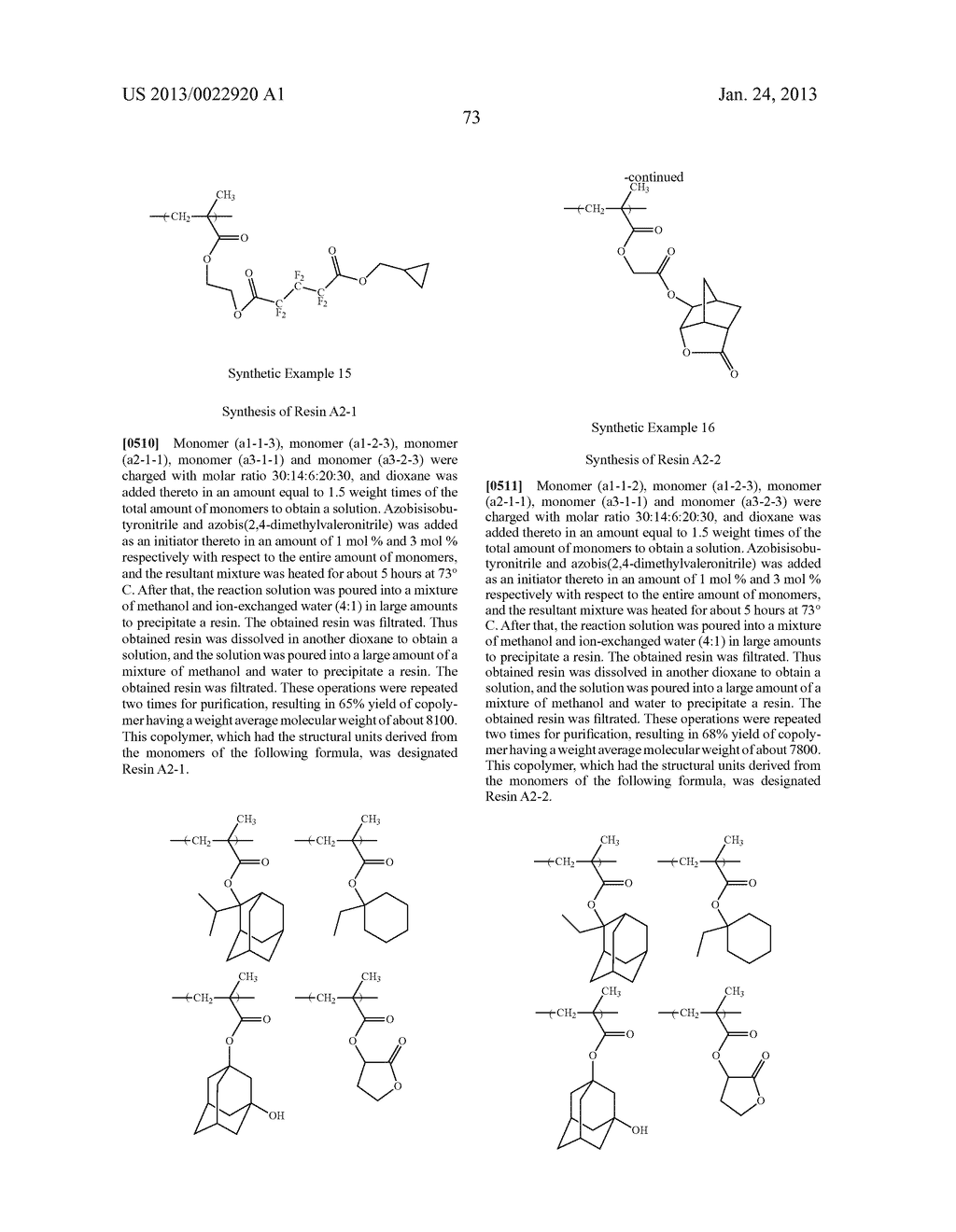 RESIST COMPOSITION AND METHOD FOR PRODUCING RESIST PATTERN - diagram, schematic, and image 74