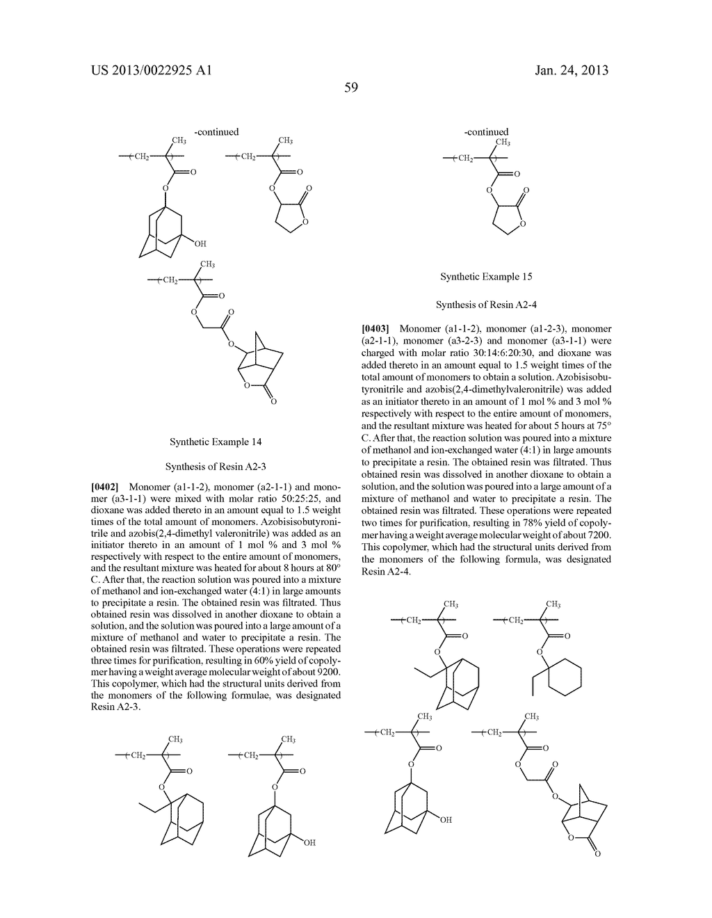 RESIST COMPOSITION AND METHOD FOR PRODUCING RESIST PATTERN - diagram, schematic, and image 60