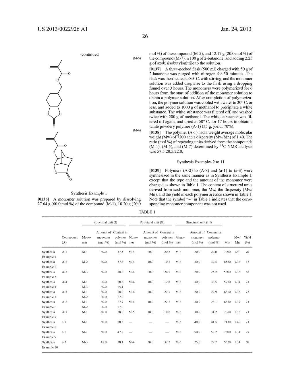 RADIATION-SENSITIVE RESIN COMPOSITION - diagram, schematic, and image 27