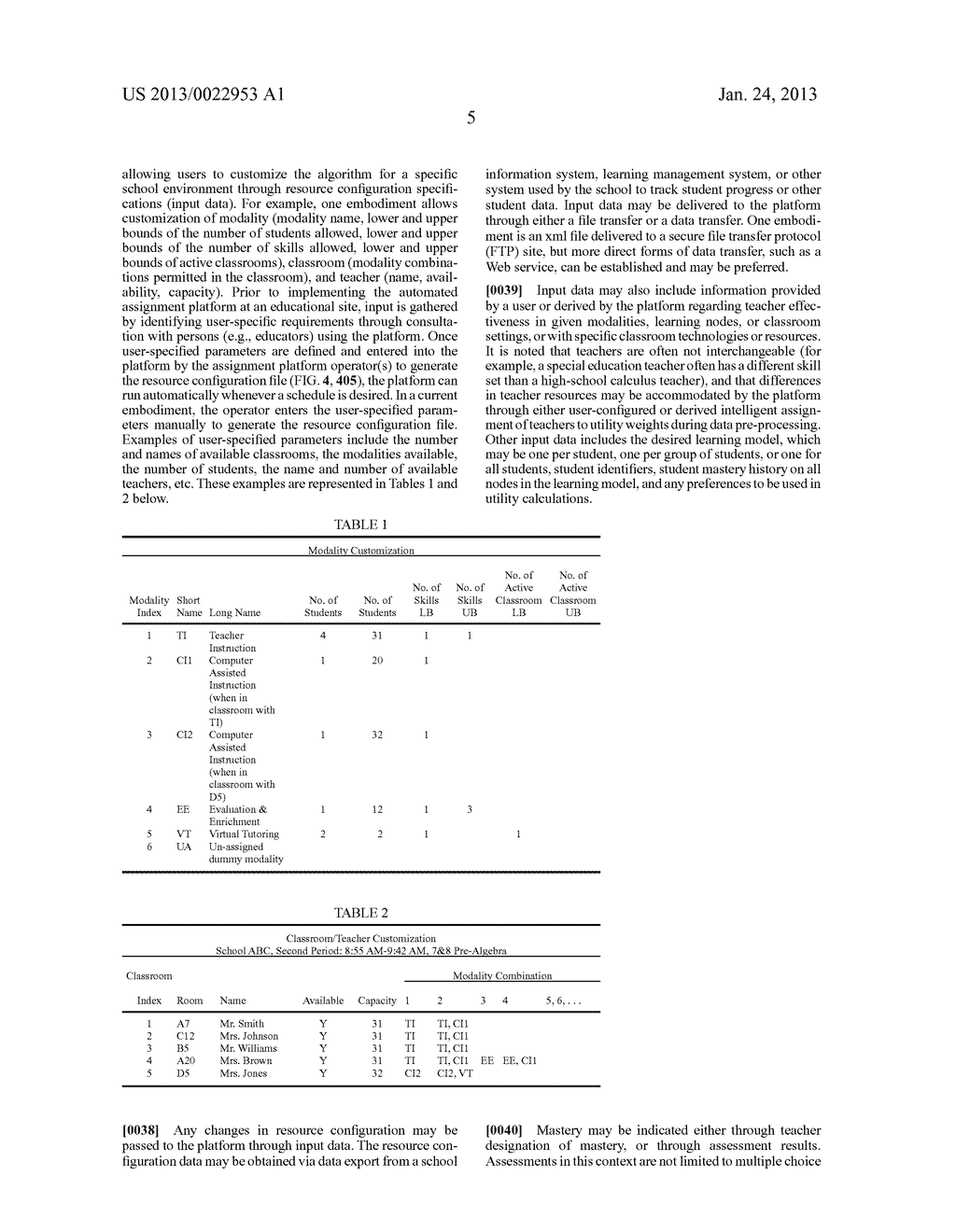 METHOD AND PLATFORM FOR OPTIMIZING LEARNING AND LEARNING RESOURCE     AVAILABILITY - diagram, schematic, and image 14