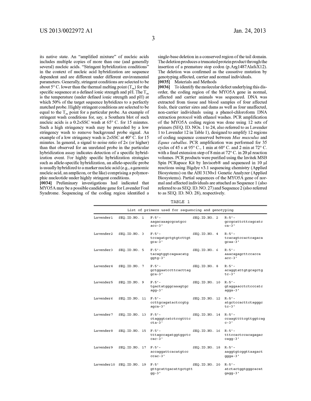 OLIGONUCLEOTIDES AND METHODS FOR DETECTING LAVENDER FOAL SYNDROME - diagram, schematic, and image 05