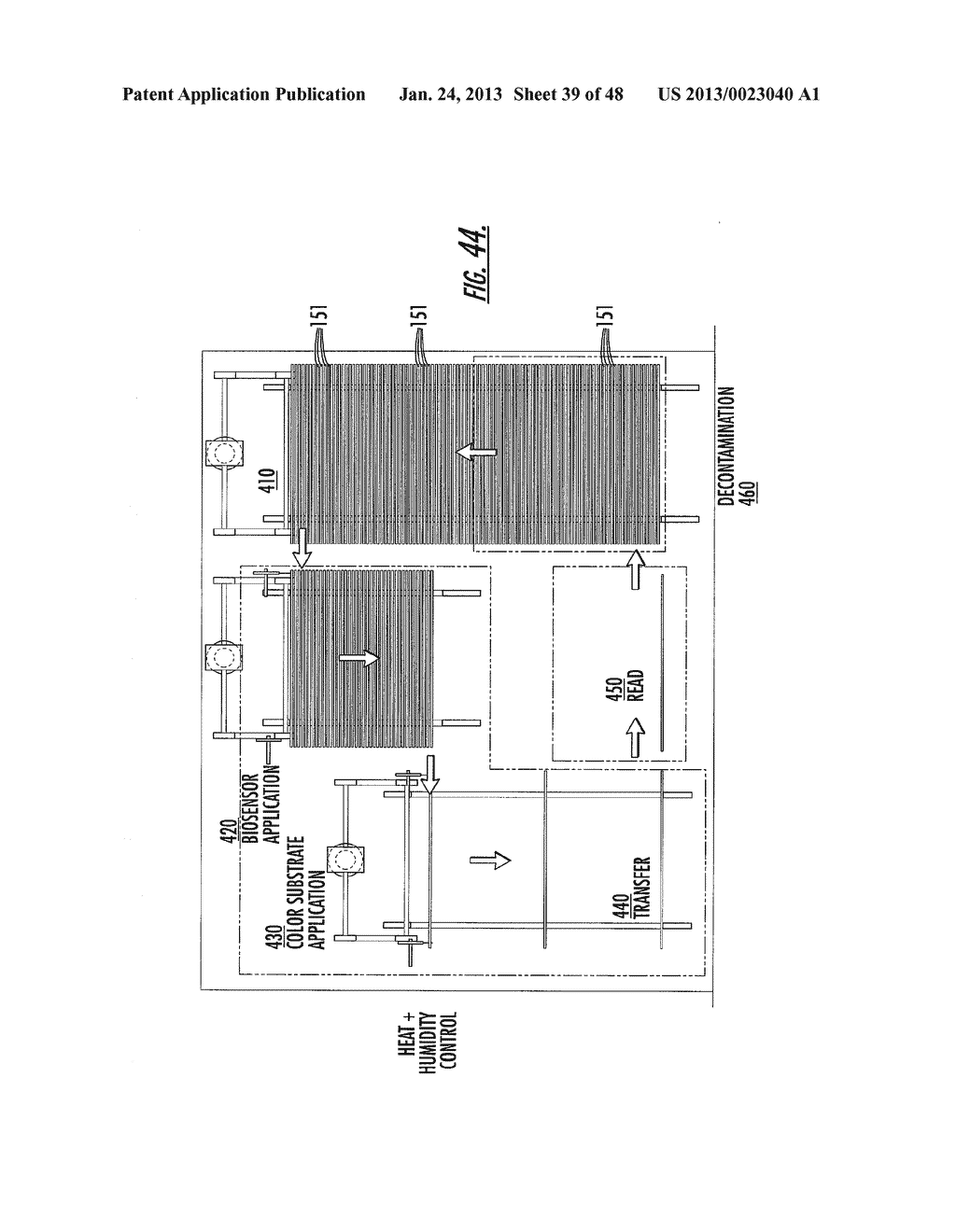 METHODS AND APPARATUS FOR SELECTIVELY PROCESSING EGGS HAVING IDENTIFIED     CHARACTERISTICS - diagram, schematic, and image 40