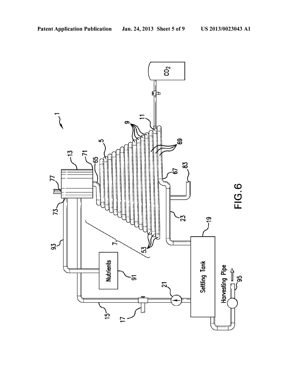 GRAVITY FLOW TUBULAR PHOTOBIOREACTOR AND PHOTOBIOREACTOR FARM - diagram, schematic, and image 06