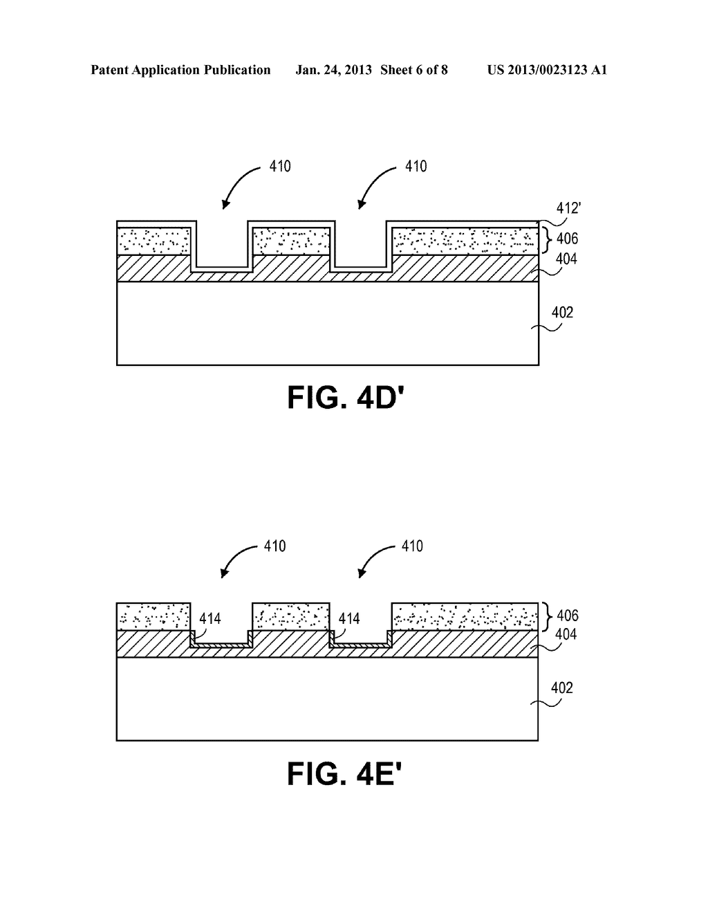 METHOD OF REMOVING A PHOTORESIST FROM A LOW-K DIELECTRIC FILM - diagram, schematic, and image 07