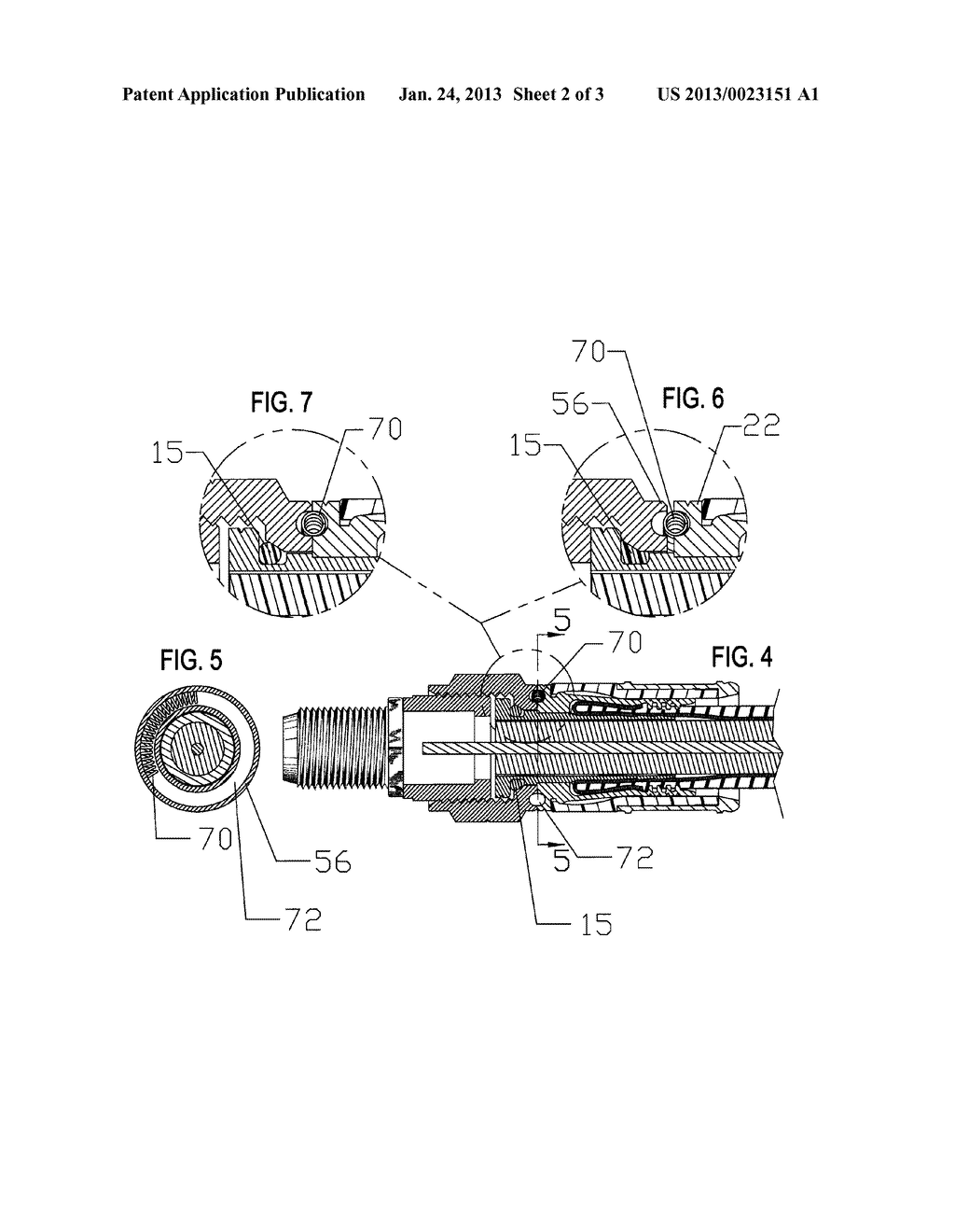 COAXIAL CABLE CONNECTOR WITH CONDUCTIVE SEAL - diagram, schematic, and image 03