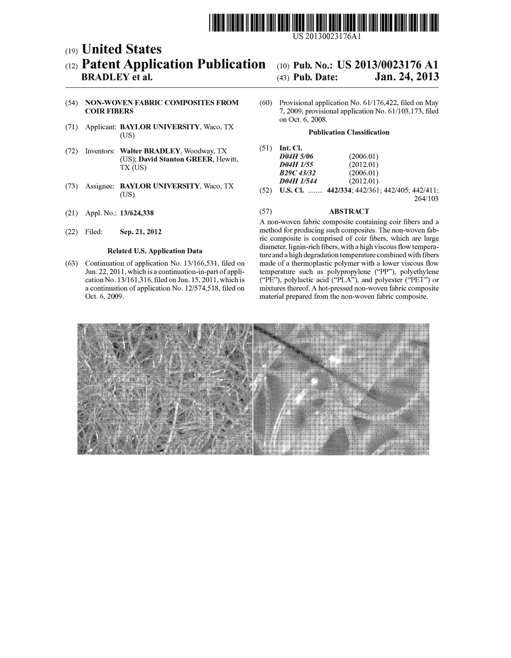 NON-WOVEN FABRIC COMPOSITES FROM COIR FIBERS - diagram, schematic, and image 01