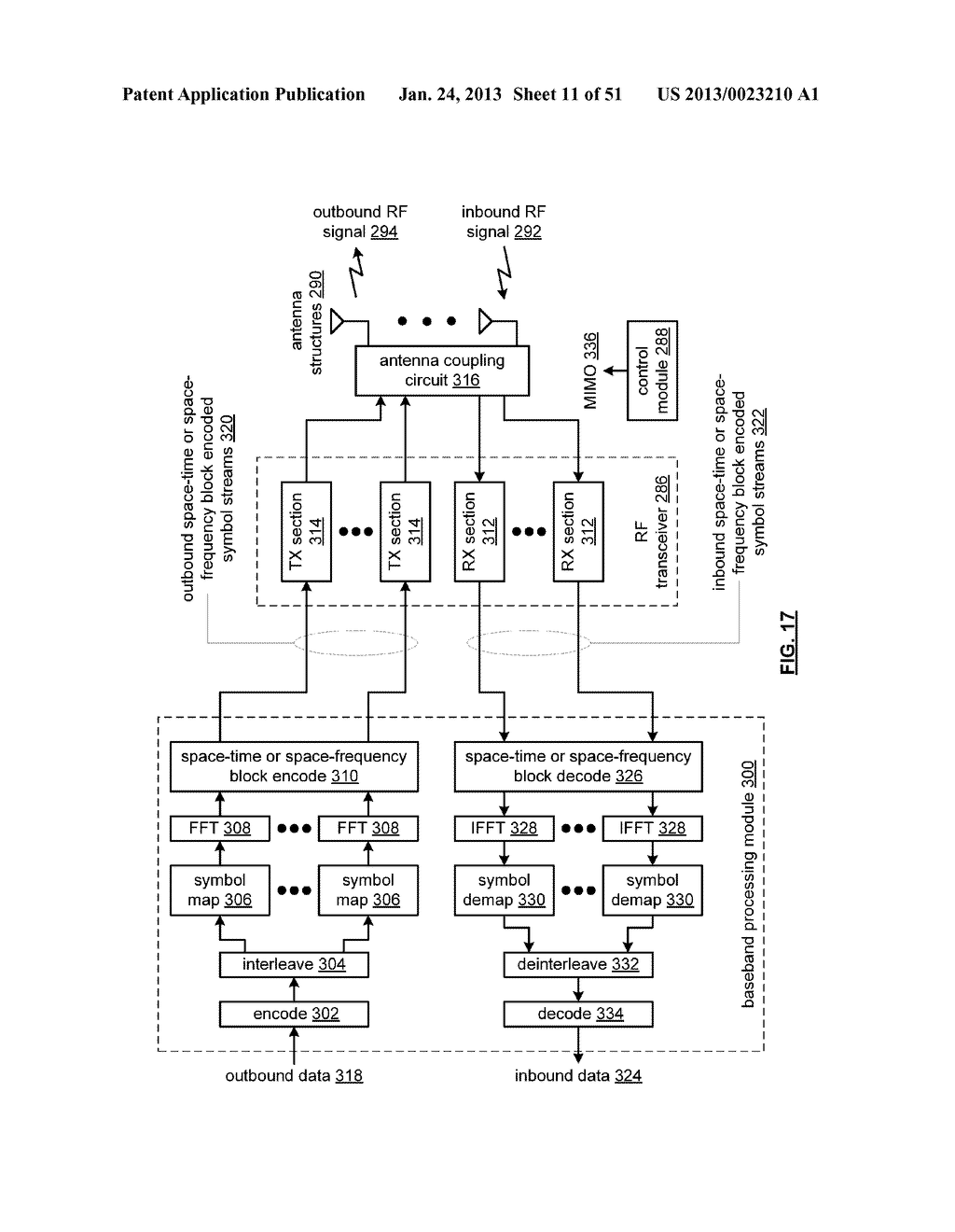 INTEGRATED CIRCUIT WITH ELECTROMAGNETIC INTRACHIP COMMUNICATION AND     METHODS FOR USE THEREWITH - diagram, schematic, and image 12