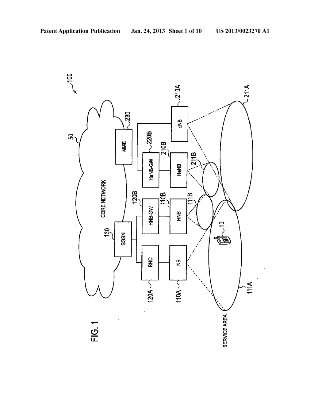 MOBILE COMMUNICATION SYSTEM, RADIO BASE STATION FOR SPECIFIC CELL, AND     MOBILE COMMUNICATION METHOD - diagram, schematic, and image 02