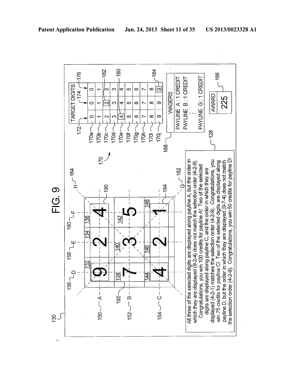 GAMING SYSTEM AND METHOD PROVIDING MULTI-DIMENSIONAL SYMBOL WAGERING GAME - diagram, schematic, and image 12