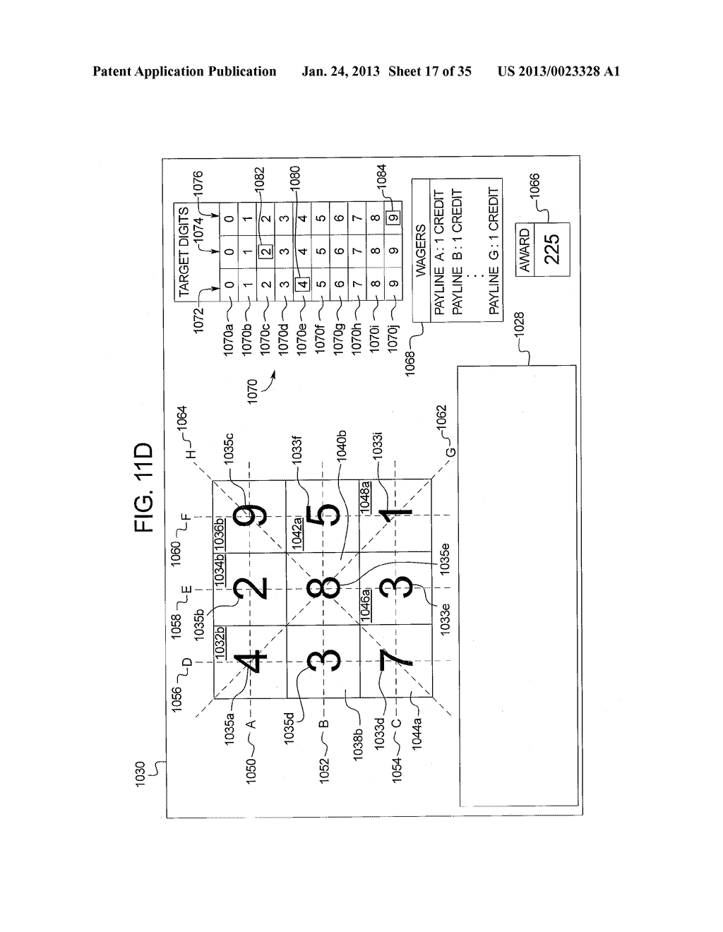 GAMING SYSTEM AND METHOD PROVIDING MULTI-DIMENSIONAL SYMBOL WAGERING GAME - diagram, schematic, and image 18