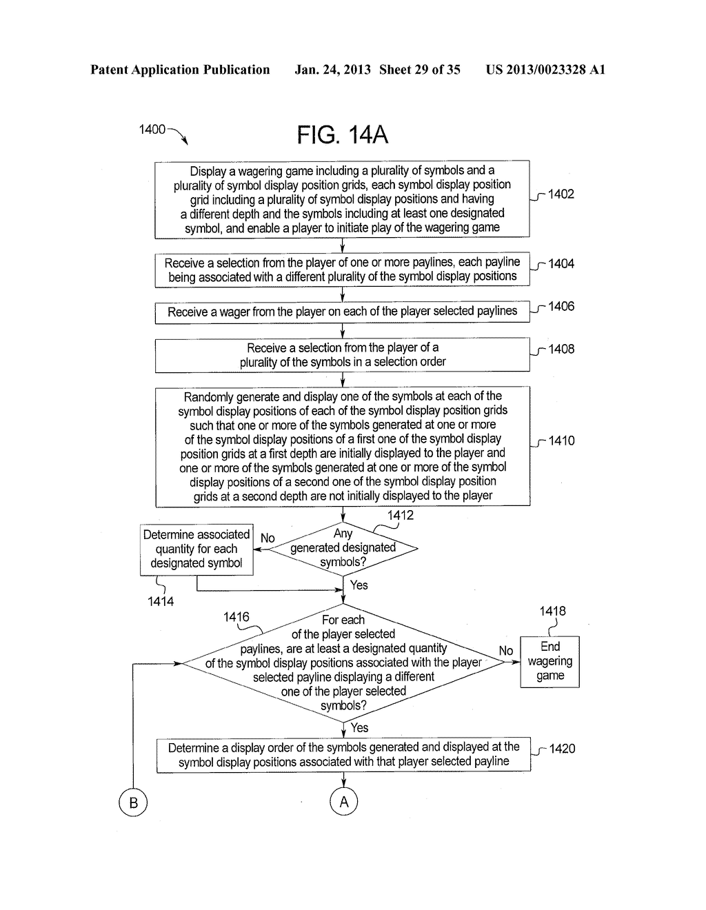 GAMING SYSTEM AND METHOD PROVIDING MULTI-DIMENSIONAL SYMBOL WAGERING GAME - diagram, schematic, and image 30