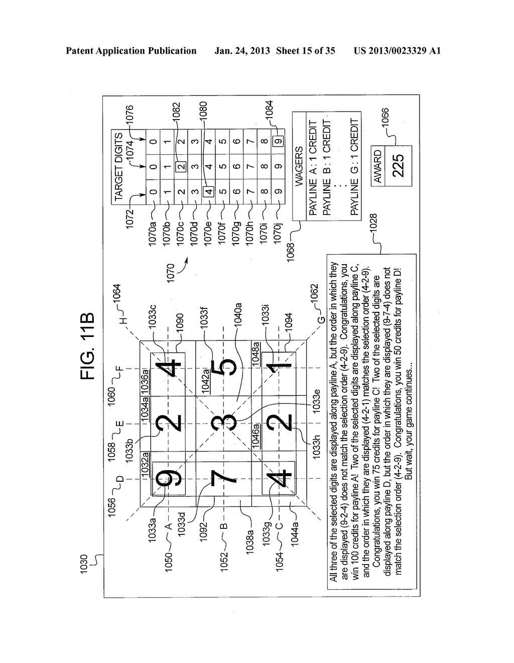 GAMING SYSTEM AND METHOD FOR PROVIDING A MULTI-DIMENSIONAL SYMBOL WAGERING     GAME WITH ROTATING SYMBOLS - diagram, schematic, and image 16
