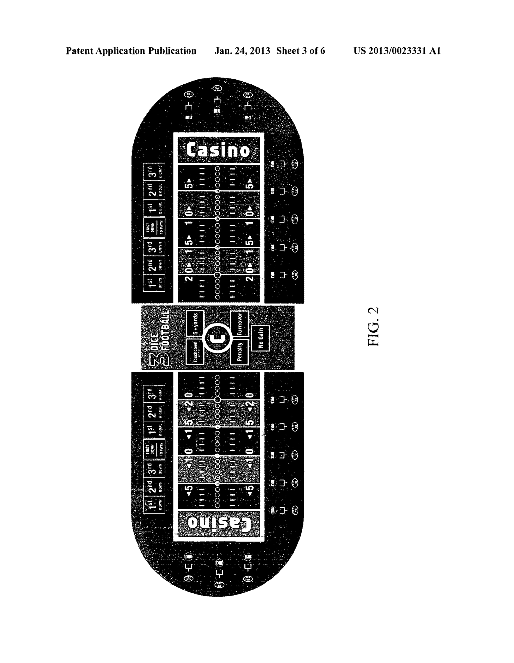 ELECTRONIC THREE-DICE GAMING METHOD AND SYSTEM - diagram, schematic, and image 04