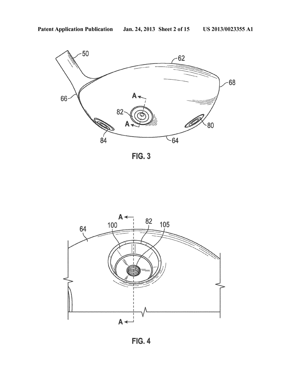 GOLF CLUB HEAD WITH COMPOSITE WEIGHT PORT - diagram, schematic, and image 03