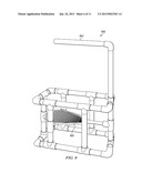 RACQUET WITH ELONGATED GROMMET BARRELS diagram and image