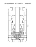 RACQUET WITH ELONGATED GROMMET BARRELS diagram and image