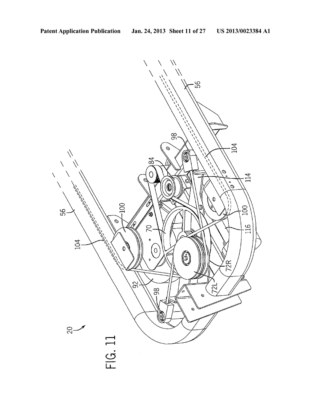 EXERCISE APPARATUS WITH FLEXIBLE ELEMENT - diagram, schematic, and image 12