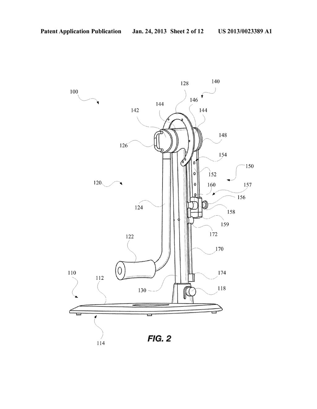 ADJUSTABLE RESISTANCE BASED EXERCISE APPARATUS - diagram, schematic, and image 03