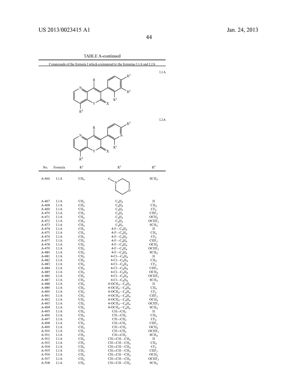 Substituted Pyridines Having Herbicidal Action - diagram, schematic, and image 45