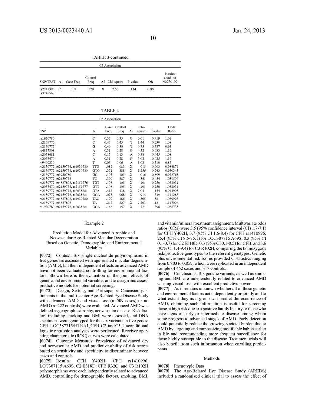 Polynucleotides Associated With Age-Related Macular Degeneration and     Methods for Evaluating Patient Risk - diagram, schematic, and image 14