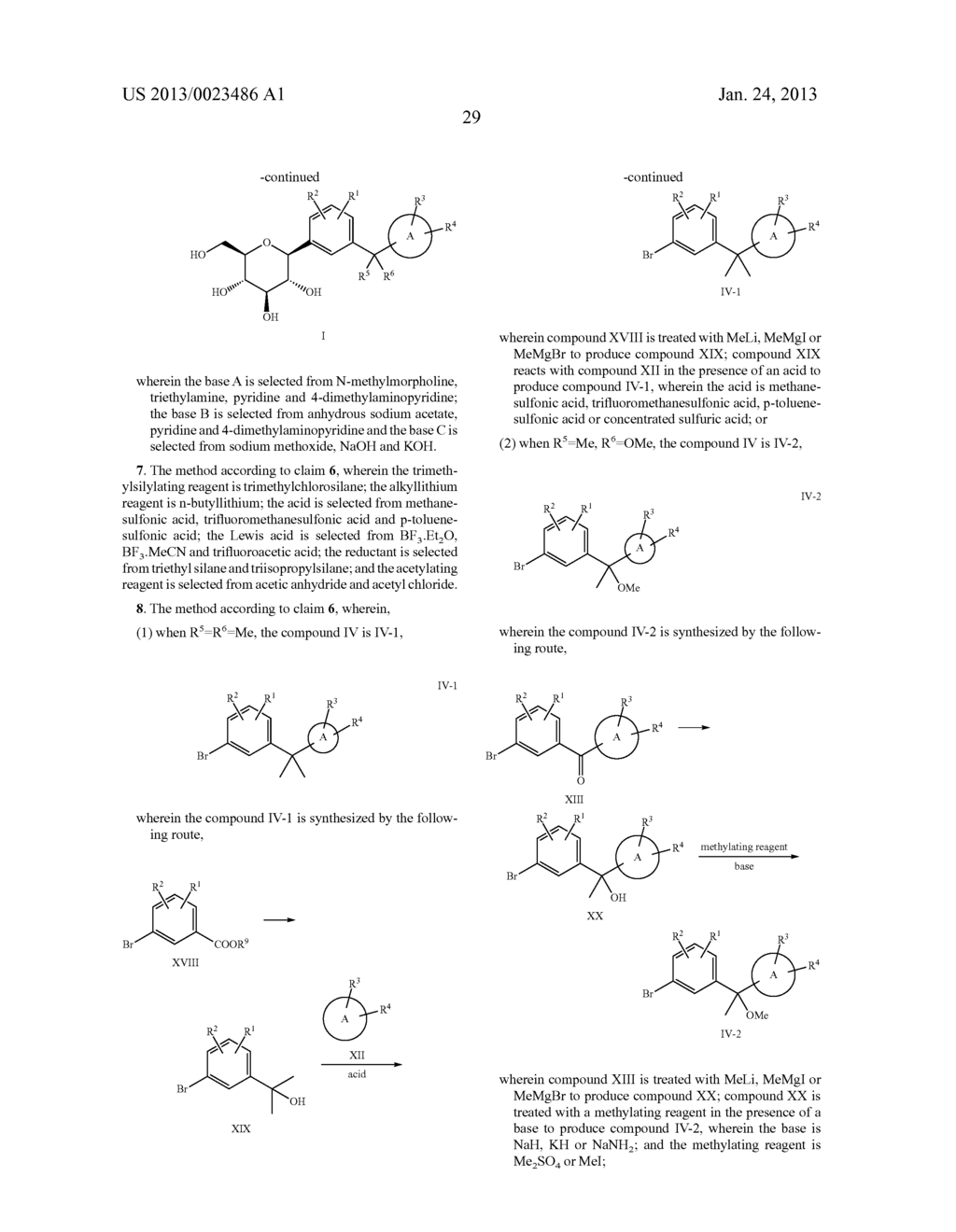 PHENYL C-GLUCOSIDE DERIVATIVES, PREPARATION METHODS AND USES THEREOF - diagram, schematic, and image 30