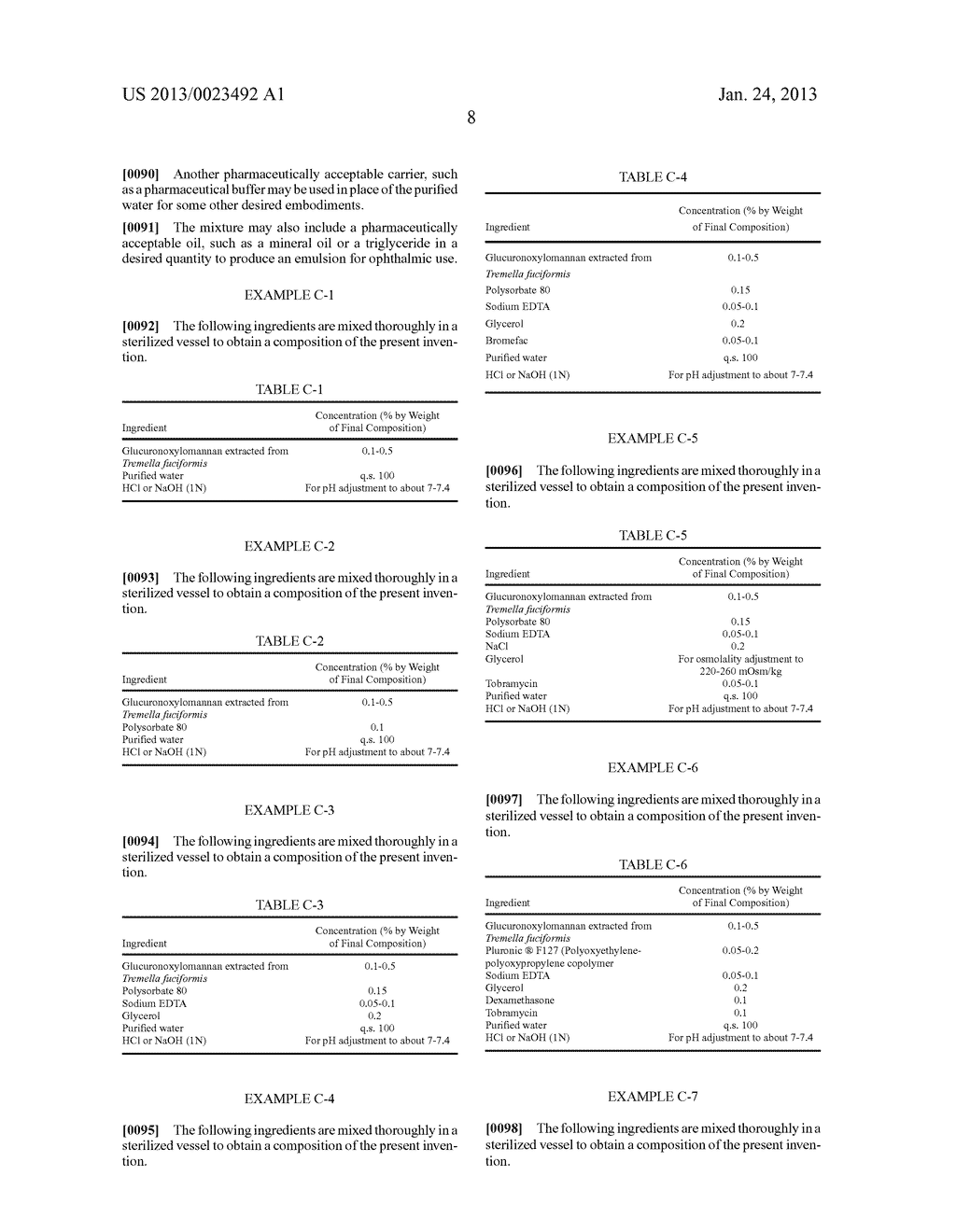 PHARMACEUTICAL COMPOSITIONS COMPRISING PLANT-BASED POLYSACCHARIDES AND     USES THEREOF - diagram, schematic, and image 16