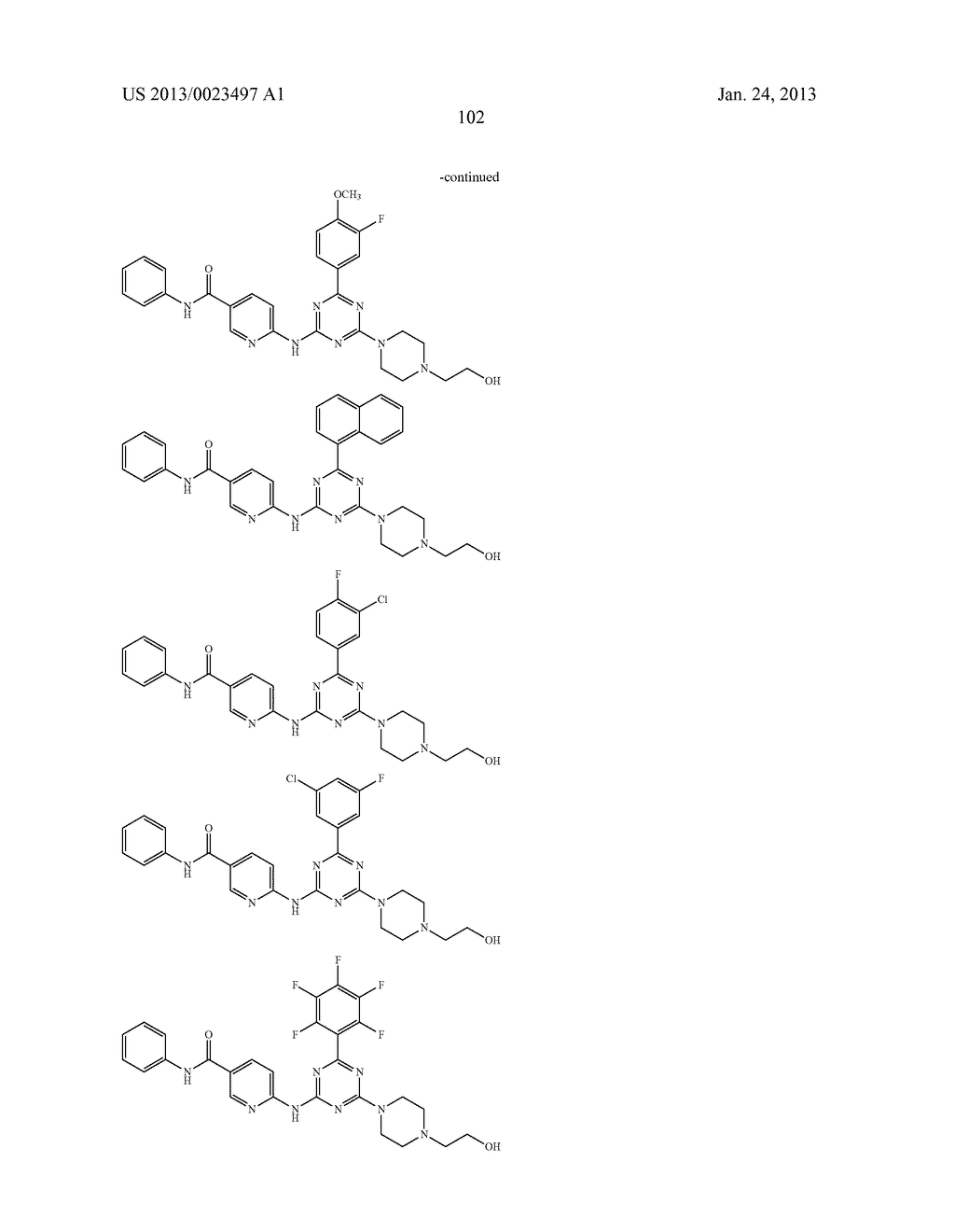 Triazine Derivatives and their Therapeutical Applications - diagram, schematic, and image 103