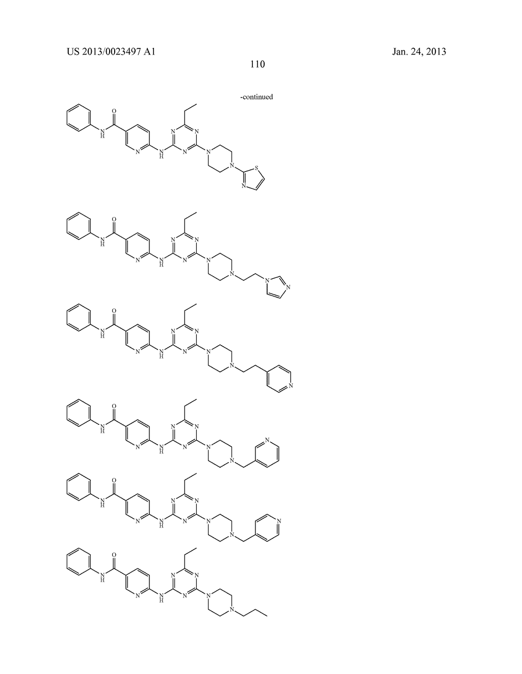 Triazine Derivatives and their Therapeutical Applications - diagram, schematic, and image 111