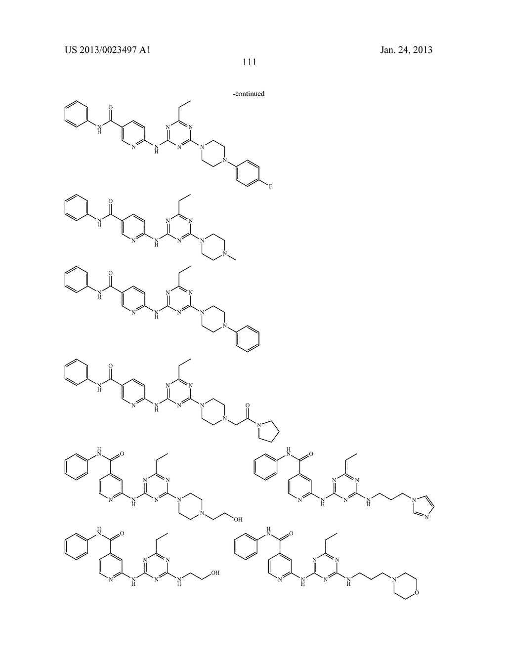 Triazine Derivatives and their Therapeutical Applications - diagram, schematic, and image 112