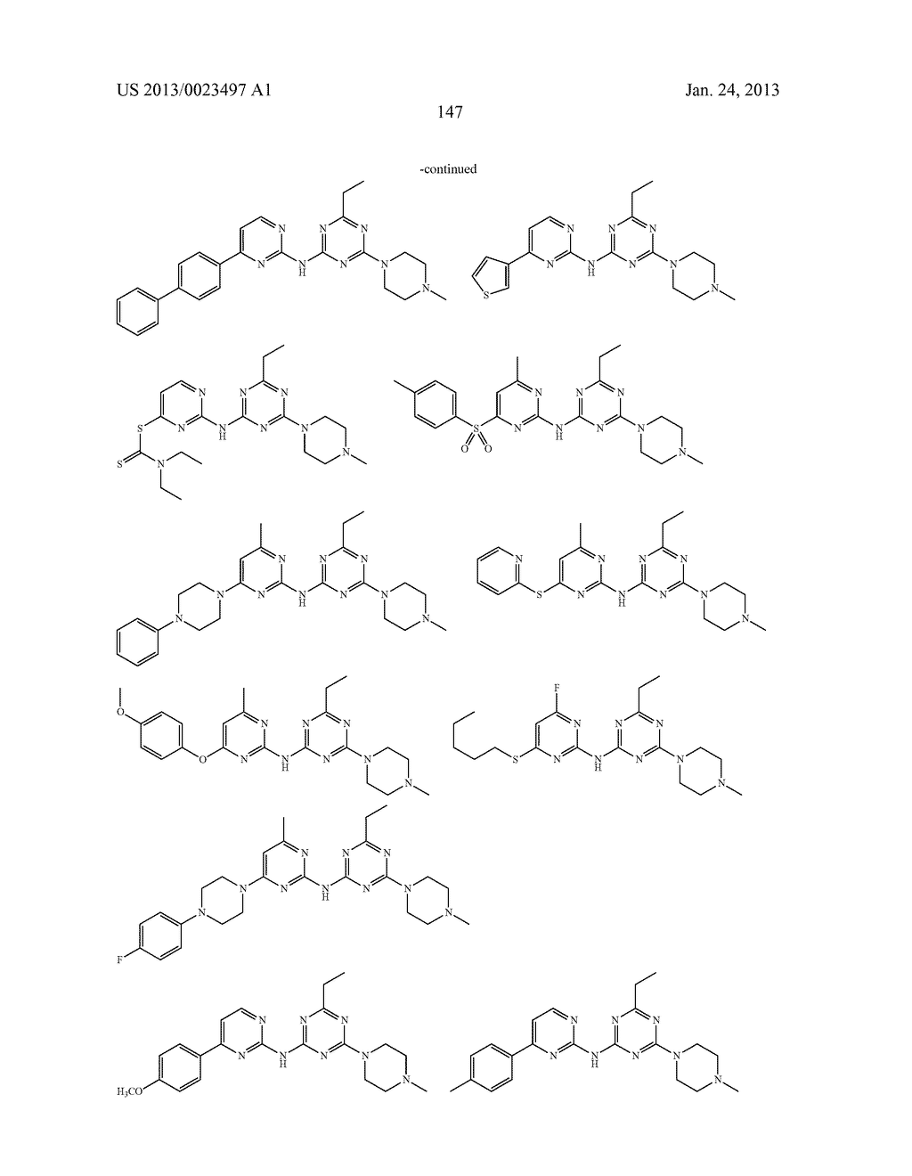 Triazine Derivatives and their Therapeutical Applications - diagram, schematic, and image 148