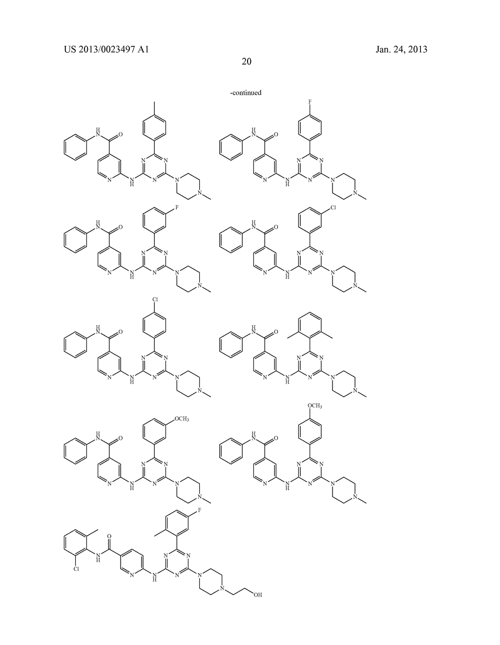 Triazine Derivatives and their Therapeutical Applications - diagram, schematic, and image 21