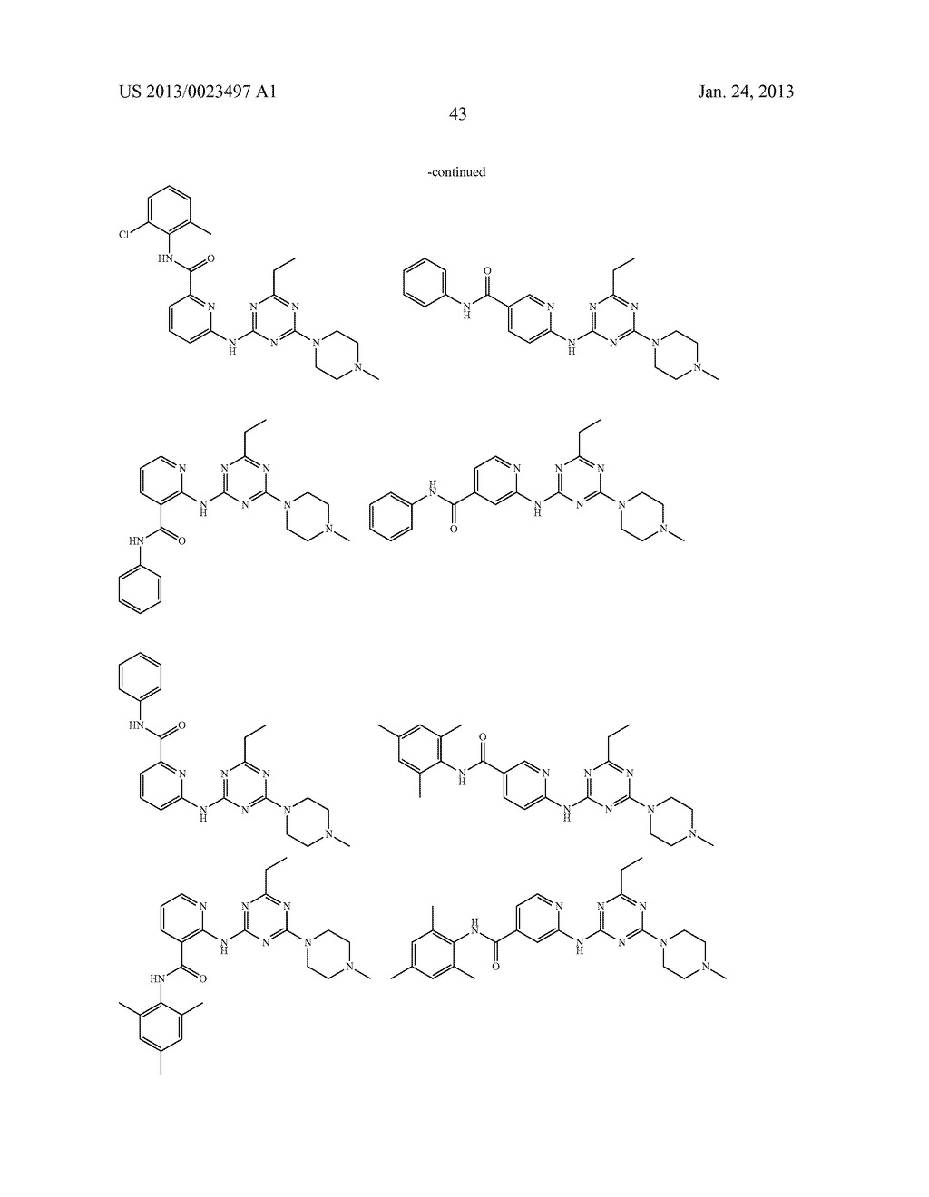 Triazine Derivatives and their Therapeutical Applications - diagram, schematic, and image 44