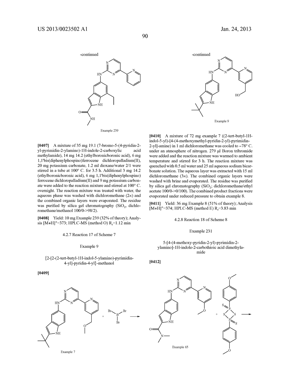 SUBSTITUTED PYRIDINYL-PYRIMIDINES AND THEIR USE AS MEDICAMENTS - diagram, schematic, and image 91