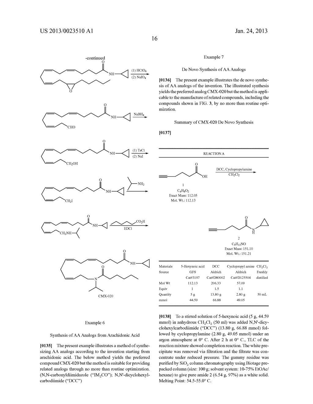 ARACHIDONIC ACID ANALOGS AND METHODS FOR ANALGESIC TREATMENT USING SAME - diagram, schematic, and image 24
