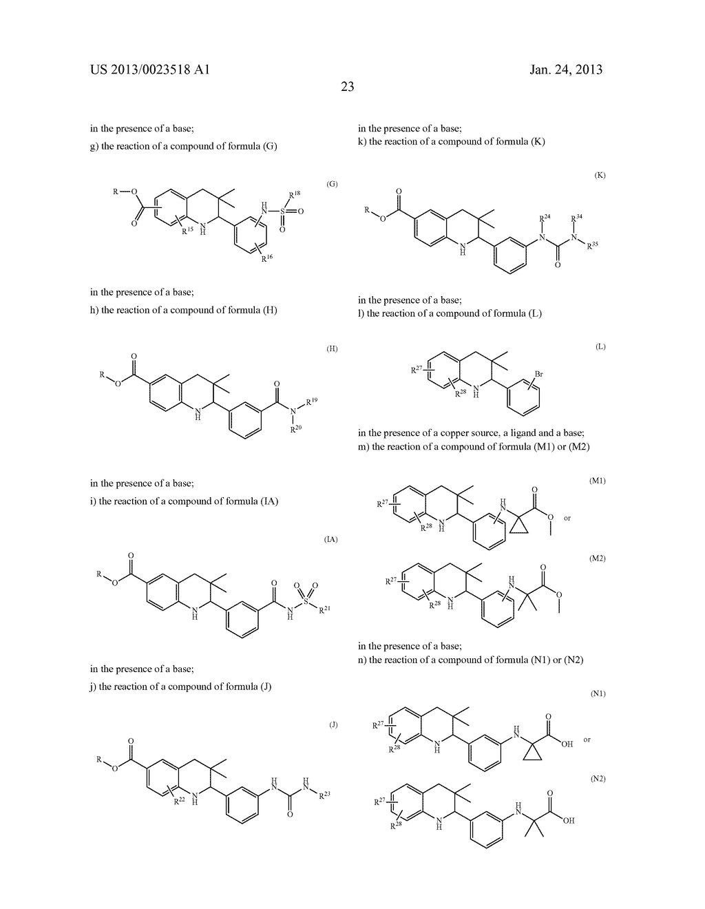 NOVEL 3,3-DIMETHYL TETRAHYDROQUINOLINE DERIVATIVES - diagram, schematic, and image 24