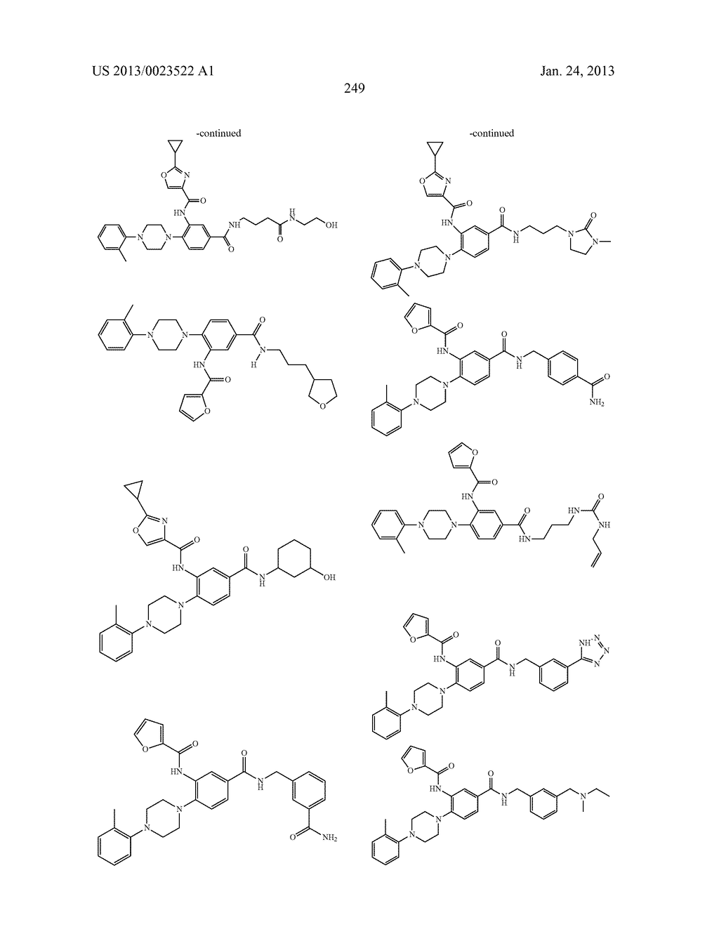 BENZAMIDES - diagram, schematic, and image 250