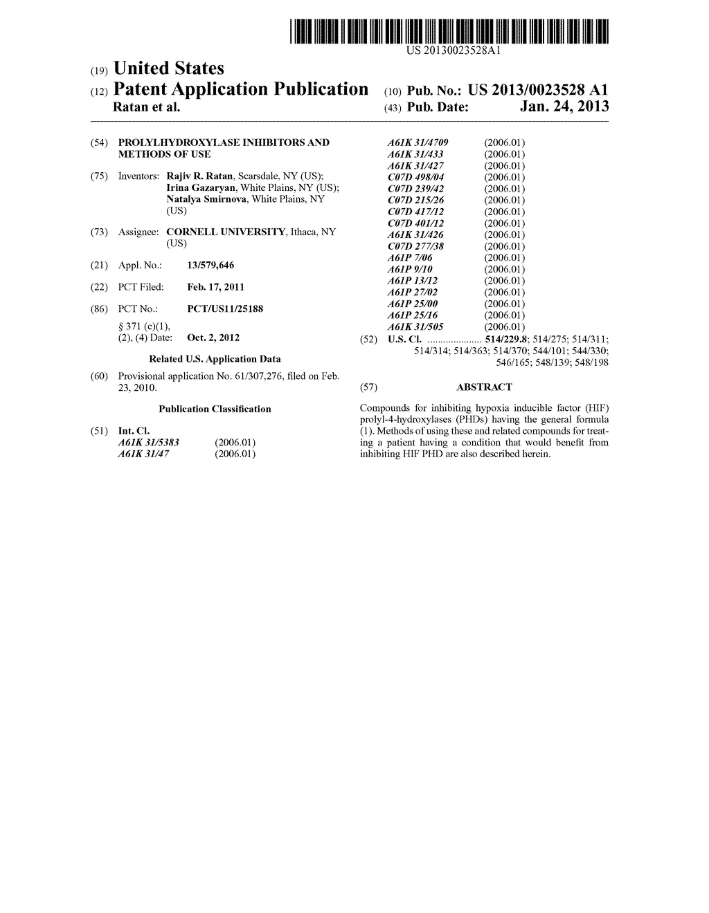 PROLYLHYDROXYLASE INHIBITORS AND METHODS OF USE - diagram, schematic, and image 01