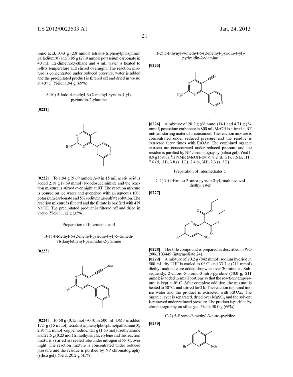 NEW 5-ALKYNYL-PYRIDINES - diagram, schematic, and image 22