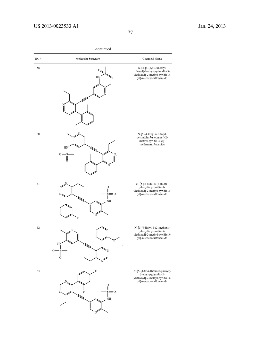 NEW 5-ALKYNYL-PYRIDINES - diagram, schematic, and image 78