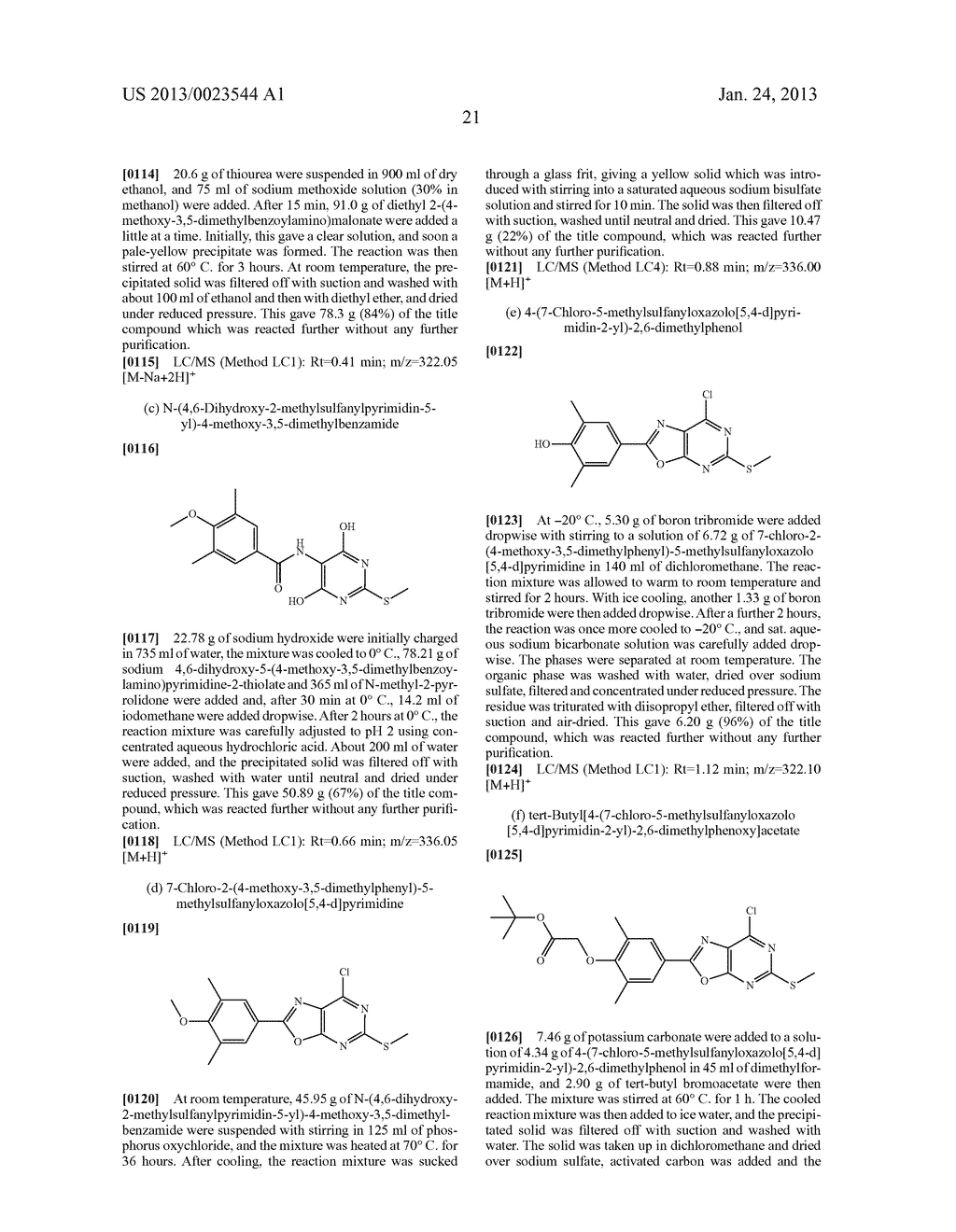 CARBOXYLIC ACID DERIVATIVES HAVING AN OXAZOLO[5,4-d]PYRIMIDINE RING - diagram, schematic, and image 22