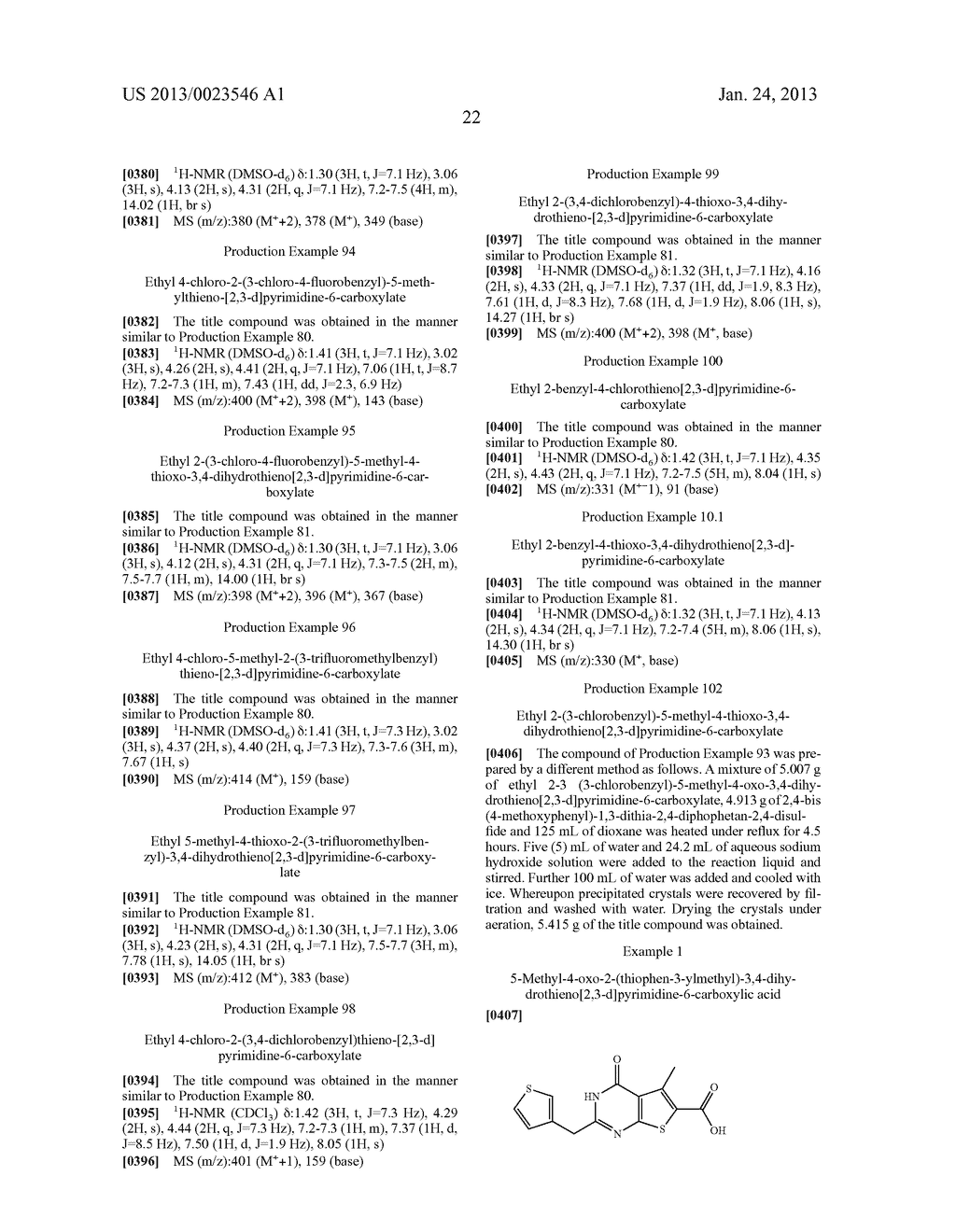 THIENOPYRIMIDINE DERIVATIVES - diagram, schematic, and image 23